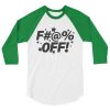 Black F Star - 3/4 sleeve raglan shirt