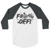Black F Star - 3/4 sleeve raglan shirt - Image 3