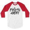 Black F Star - 3/4 sleeve raglan shirt - Image 5