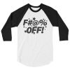 Black F Star - 3/4 sleeve raglan shirt - Image 2