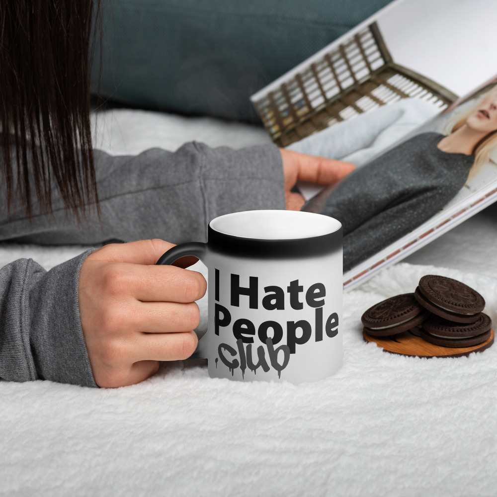 I Hate People Logo Coffee Mug