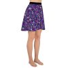 I Hate People Club Pink Skulls Skirt