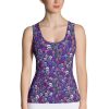 I Hate People Club Pink Skulls Tank