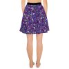 I Hate People Club Pink Skulls Skirt