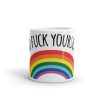 Go Fuck Yourself Rainbow Coffee Mug
