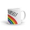 Go Fuck Yourself Rainbow Coffee Mug