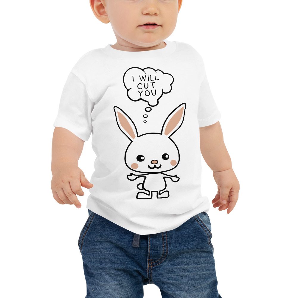 I Will Cut You Bunny Children's Shirt