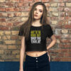 Rude (dark) - Women’s Crop Tee