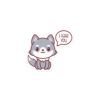 Miska Hates You Too - Bubble-free stickers