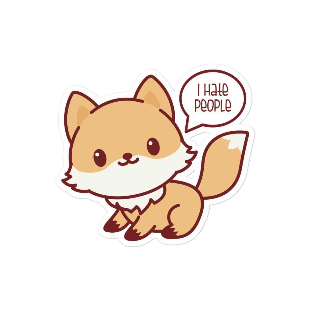 Fox Stickers - Free animals Stickers