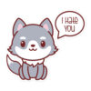 Miska Hates You Too - Bubble-free stickers - Image 3