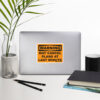 Warning - Bubble-free stickers - Image 8