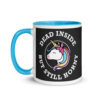 Dead Inside: Unicorn Edition - Coffee Mug with Color Inside - Image 10